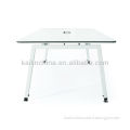 newest white modern green certification small adjustable leg office meeting school desk customized office table